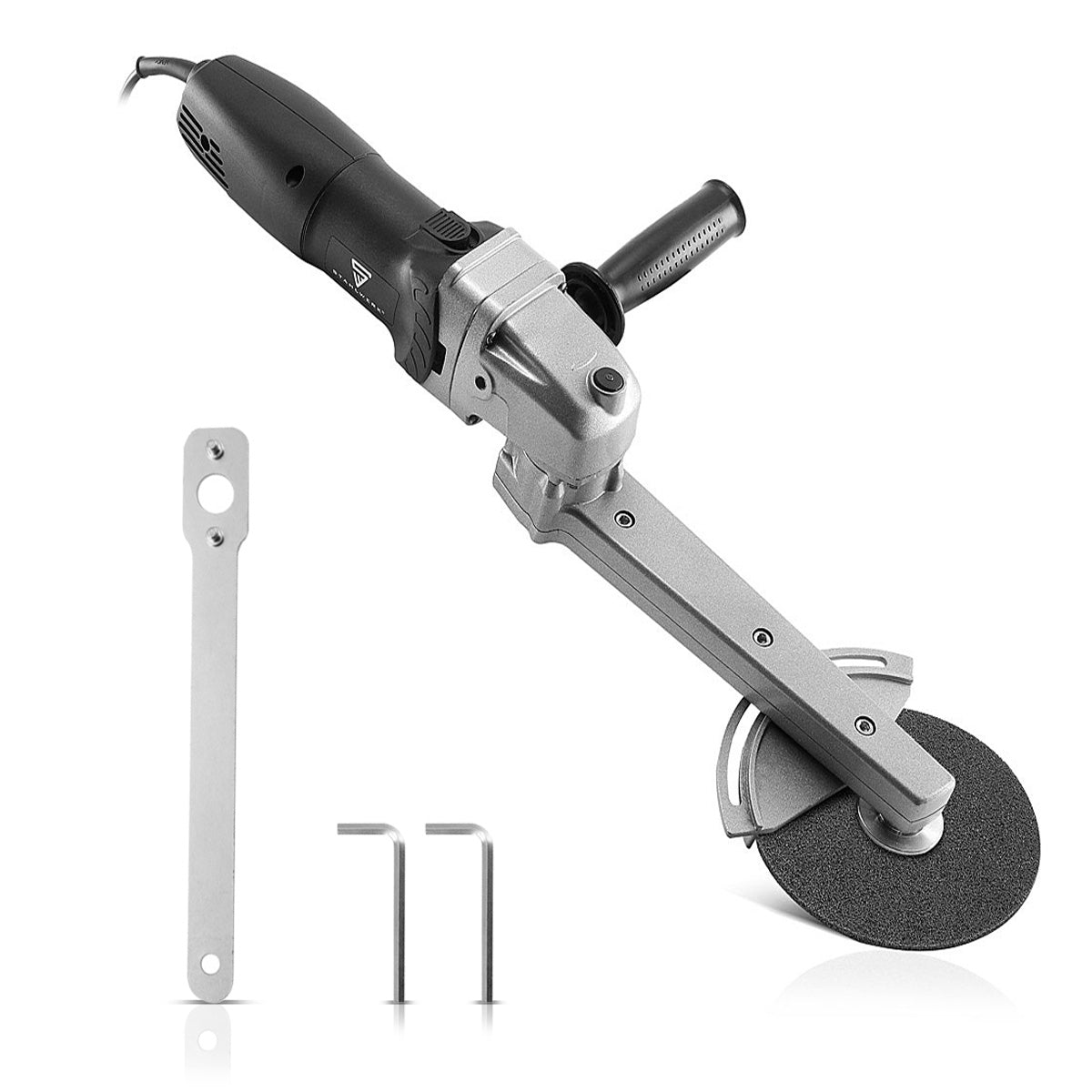 STAHLWERK fillet weld grinder KS-800 ST / long neck grinder / angle grinder / grinding device for polishing, derusting and deburring