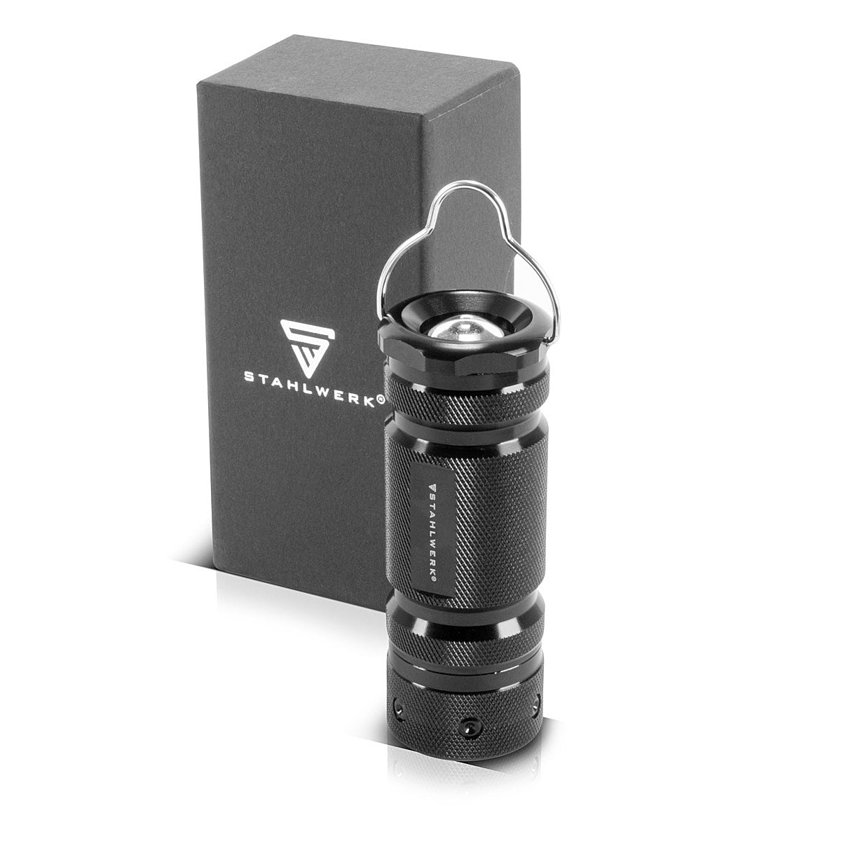 Torcia LED STAHLWERK con 6 modalità, asta telescopica estensibile a 360° / luce LED / luce LED / lampada LED / lanterna LED con alloggiamento in alluminio di alta qualità