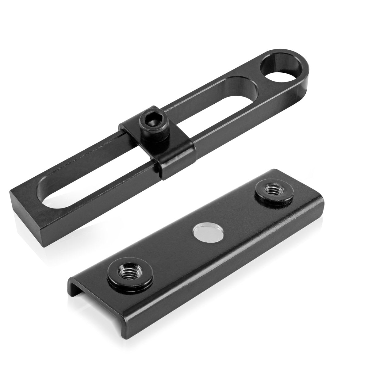 STAHLWERK variable stop with mounting magnet - universal fastening solution / fixing aid for welding tables with hole system D16