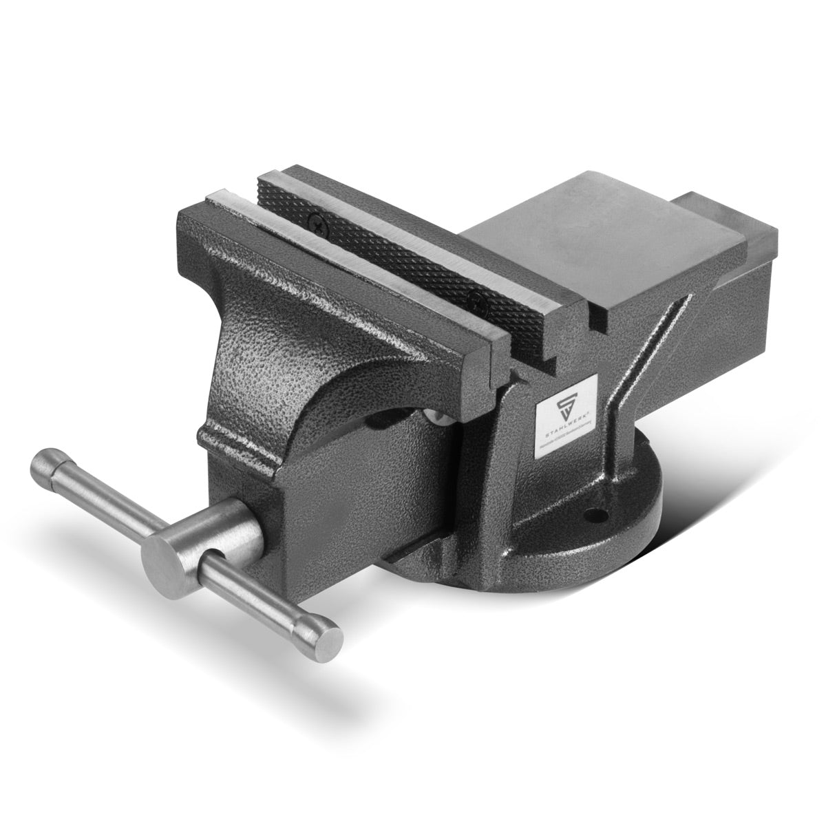 Étau STAHLWERK BV-150 ST en fonte avec portée de 150 mm, étau machine | Etau d'établi | Dispositif de serrage | Etau parallèle | Etau de table avec enclume