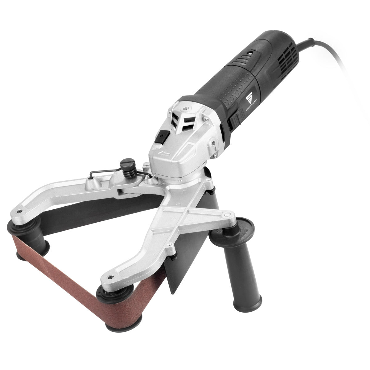 STAHLWERK pipe belt sander RS-1300 ST with 1,300 W and 1,100 - 3,200 rpm for 760 mm sanding belts pipe grinder | Grinding machine | Grinder | Belt sander for grinding, polishing and deburring