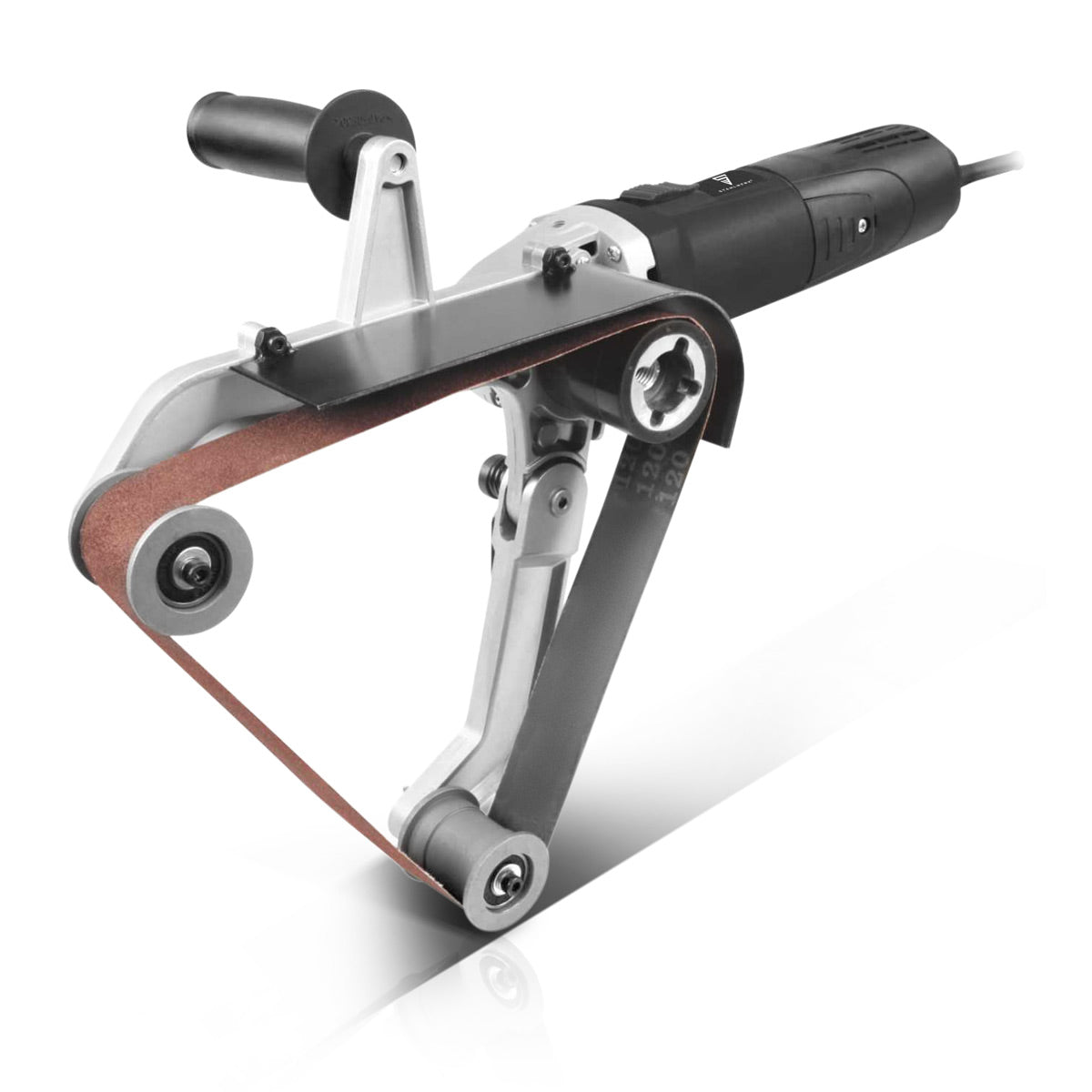 STAHLWERK pipe belt sander RS-1300 ST with 1,300 W and 1,100 - 3,200 rpm for 760 mm sanding belts pipe grinder | Grinding machine | Grinder | Belt sander for grinding, polishing and deburring