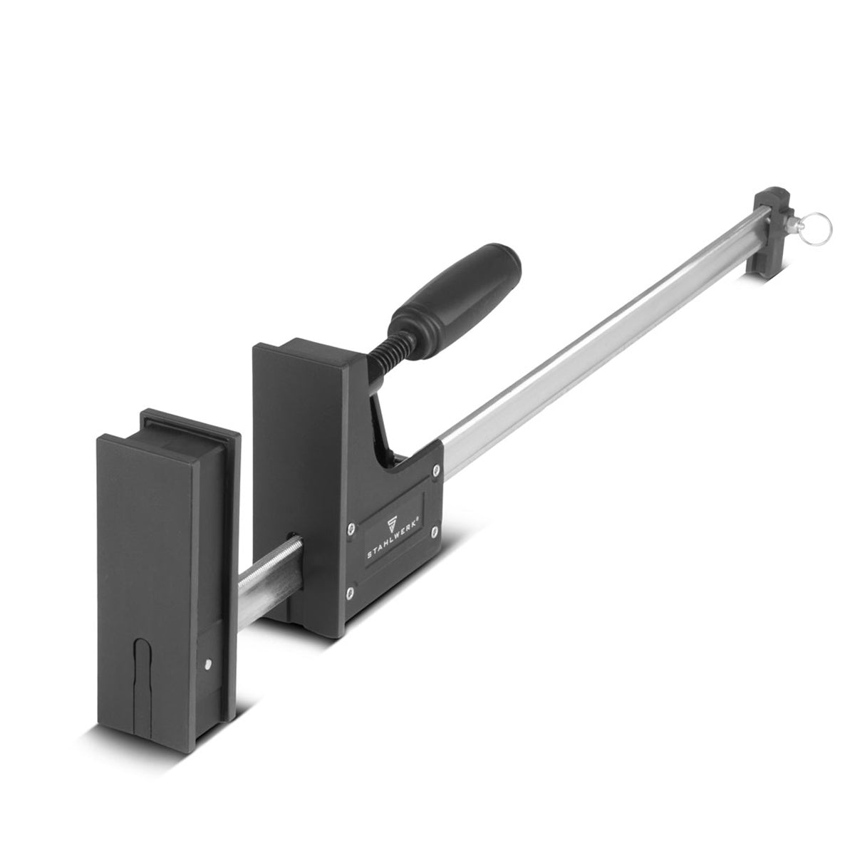 STAHLWERK body clamp 95x600 mm / 24" | powerful screw clamp with 650 kg clamping force | clamp with large contact surface for fixing workpieces | stable clamp with a span of 600 mm, clamping depth of 95 mm