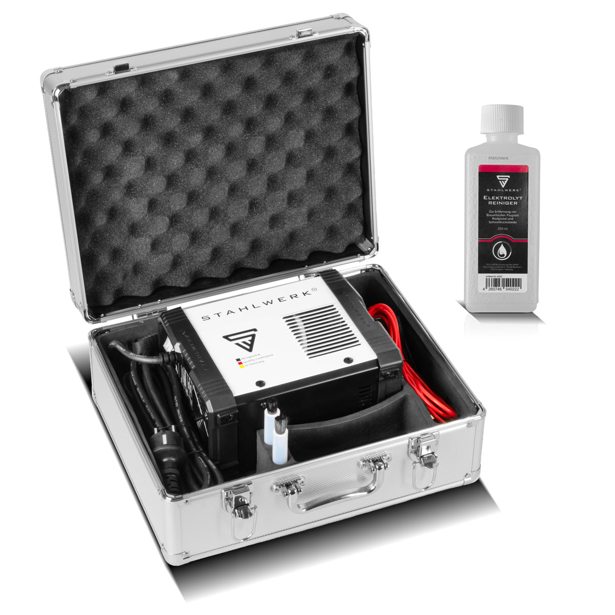 STAHLWERK SRG 300 Pro | Electrochemical weld seam cleaning device with 10-30 A | Compact and powerful | Electrolyte weld seam pickling device for passivation and weld seam finishing
