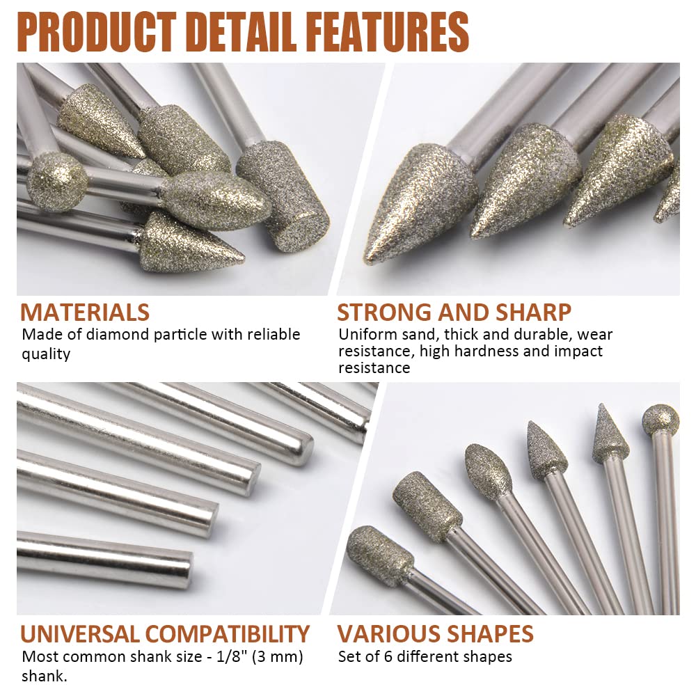 Accessoires pour stylo de gravure USB, ensemble de 20 pièces de coupe-diamant universel