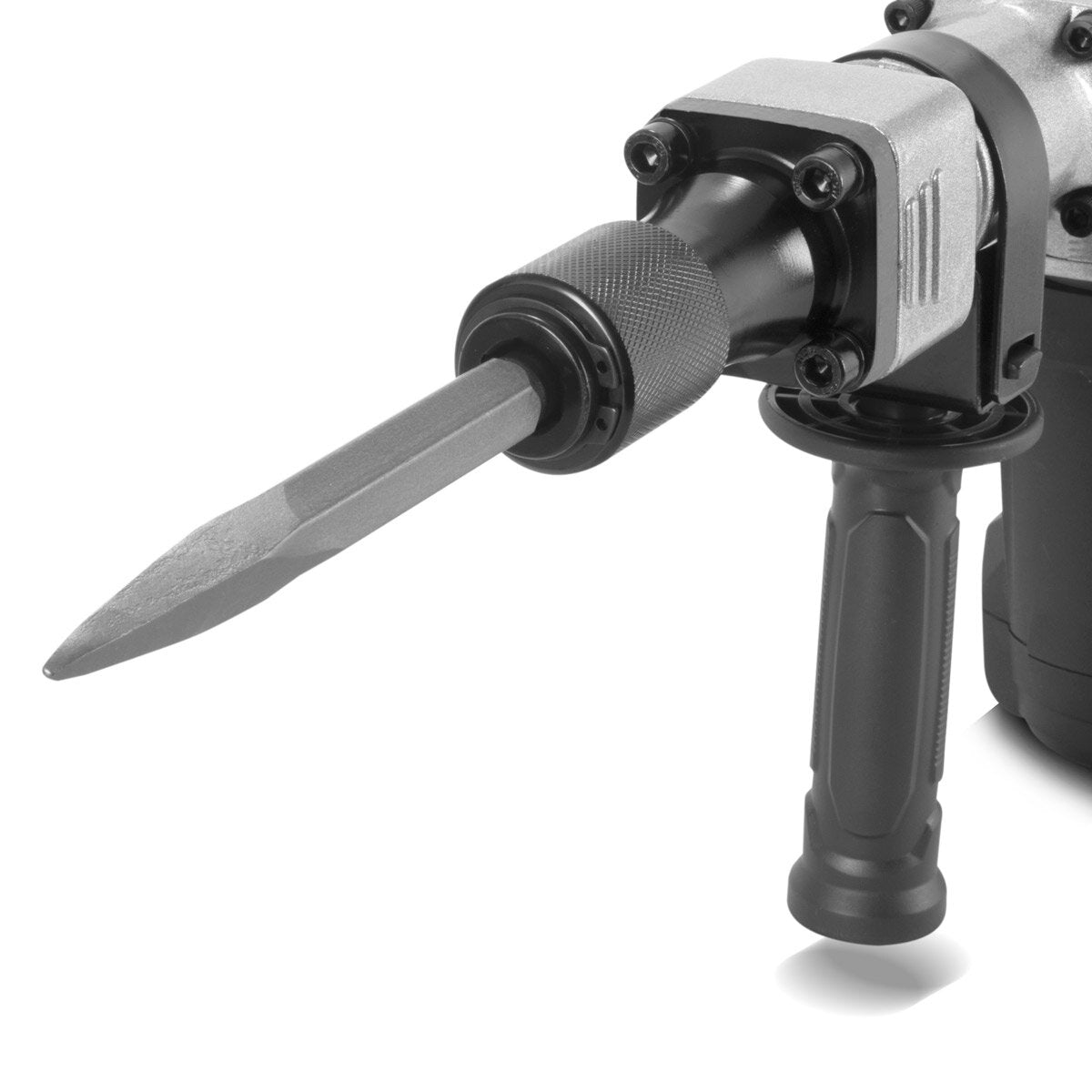 STAHLWERK chisel set of 6 with 3 flat chisels and 3 pointed chisels 17 x 260 mm hexagonal holder for demolition hammer | Mortar hammer | chisel hammer | Impact hammer | Hammer drill | demolition hammer