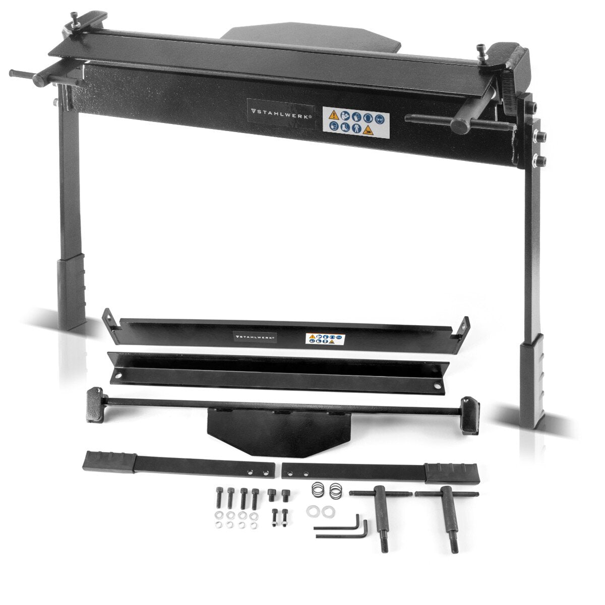 STAHLWERK folding bench AB-460 ST - sheet metal bending machine for sheets up to 1.2 mm thick, bending angle 0 to 135 degrees, working range 460 mm