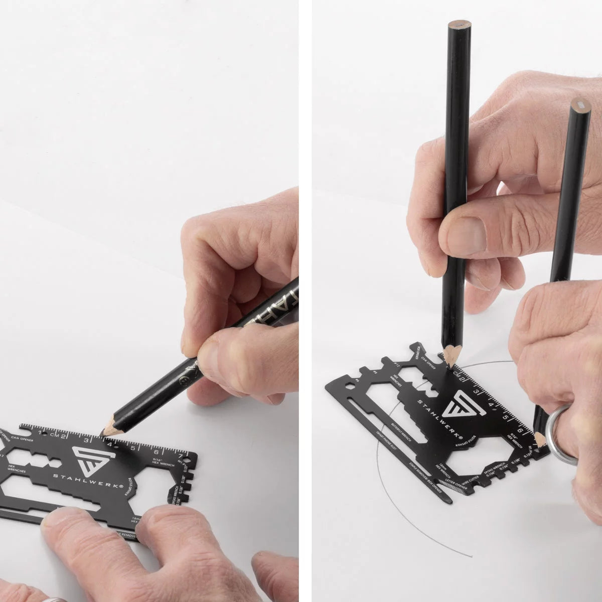STAHLWERK Toolcard 18 in 1 Multifunktionswerkzeug in Kartengröße