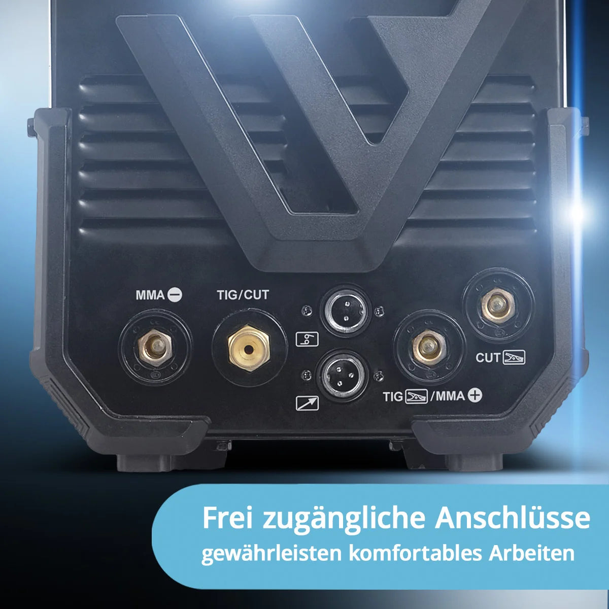 STAHLWERK welding machine AC/DC TIG 200 Puls CUT ST with 200 A TIG & MMA, suitable for aluminum & thin sheet metal, combination device with 45 A CUT function