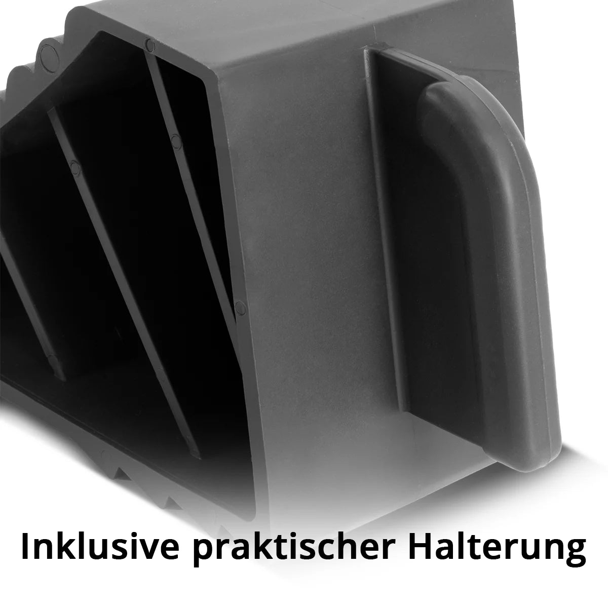 STAHLWERK wheel chocks GT-02 ST set of 4 up to 1.5 t axle load brake chock | stumbling block | Wheel chock | Wheel chocks for car trailers, motorhomes, caravans or caravans