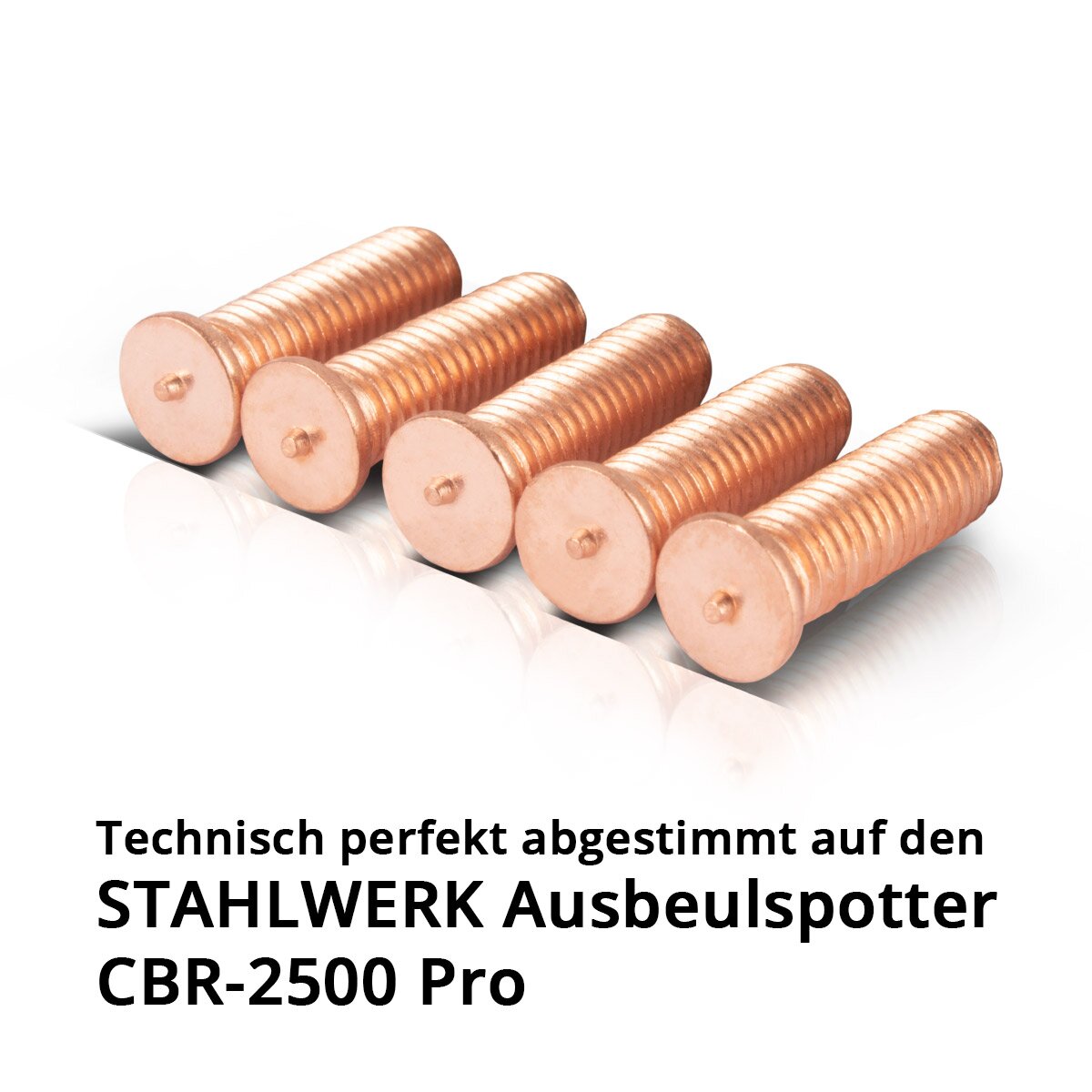 STAHLWERK welding bolts M5x18 thread set of 20, smart repair accessories for dent spotters | Dent lifter | Spot welder | Dent removal tool for professional repair of vehicle bodies