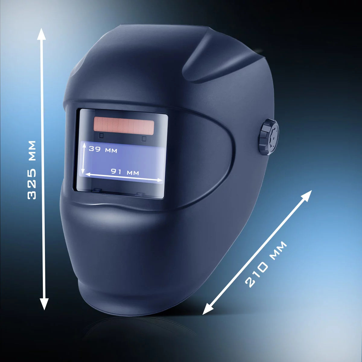STAHLWERK automatic welding helmet ROOKIE | Robust welding helmet | Welding shield | Welding mask | Blackout filter for automatic darkening DIN 3 to DIN 11 | Optical class 1/1/1/2