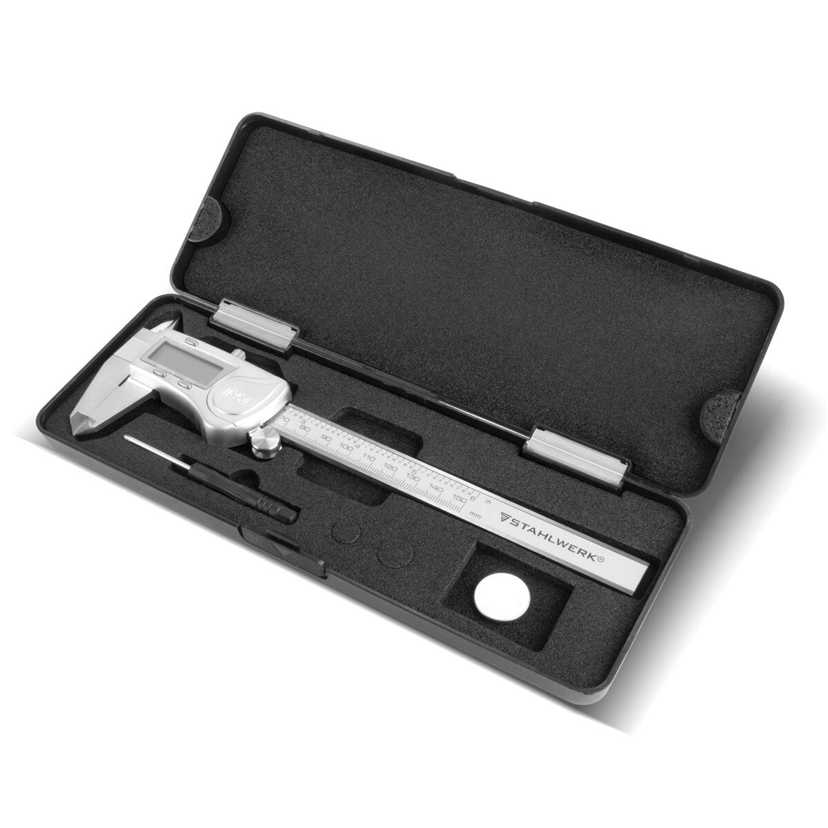 Calibro digitale STAHLWERK DMS-3 ST e tracciatore 145 mm