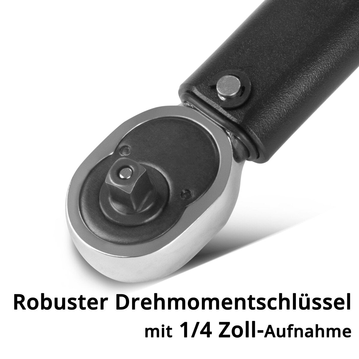 Llave dinamométrica STAHLWERK TW-10 ST 1-10 Nm Carraca reversible de 1/4" pulgadas | llave de carraca | carraca | carraca con escala micrométrica