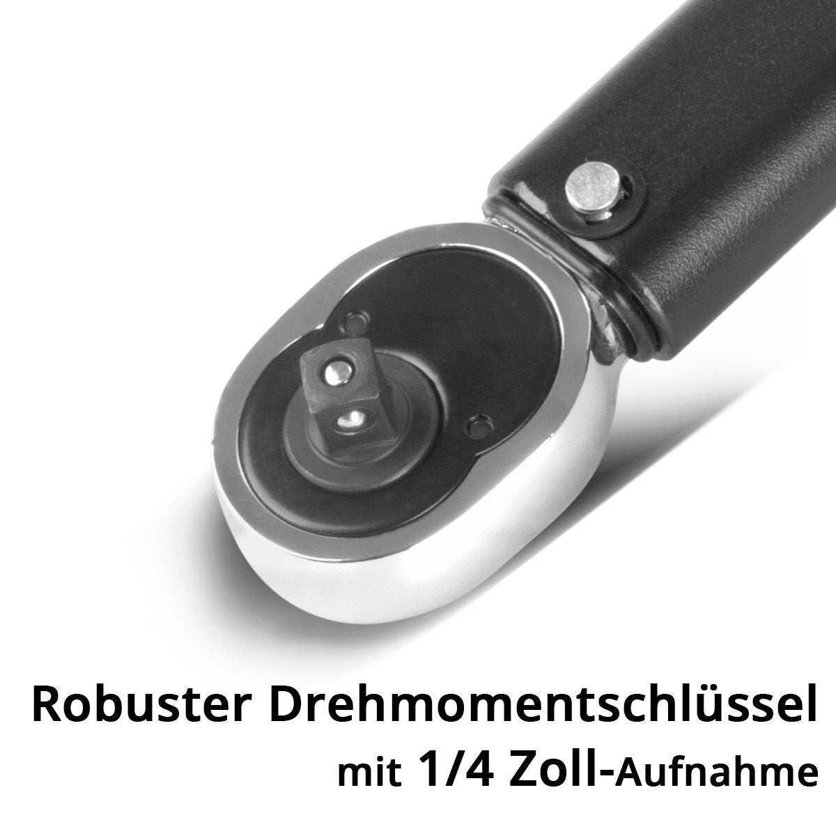 Llave dinamométrica STAHLWERK TW-25 ST 5-25 Nm Carraca reversible de 1/4" pulgadas | llave de carraca | carraca | carraca con escala micrométrica