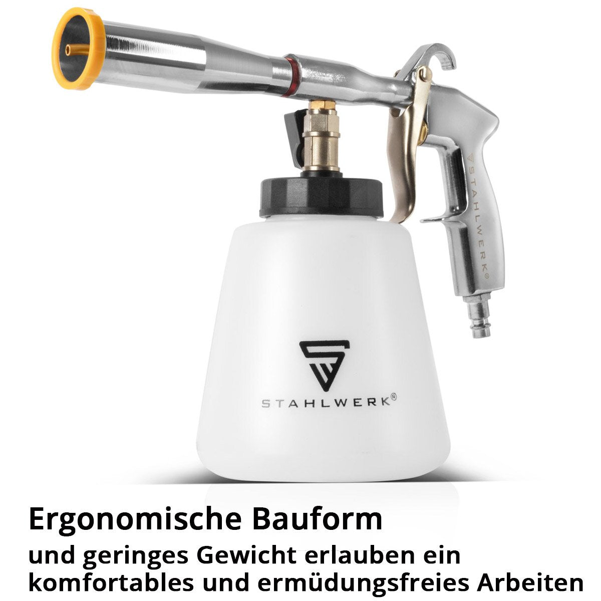 STAHLWERK Druckluft-Reinigungspistole RP-92 ST | Profi Druckluft Reiniger mit Wirbel-Effekt | hochwertiger Innenreiniger | Ausblaspistole zur Reinigung verschmutzter Oberflächen