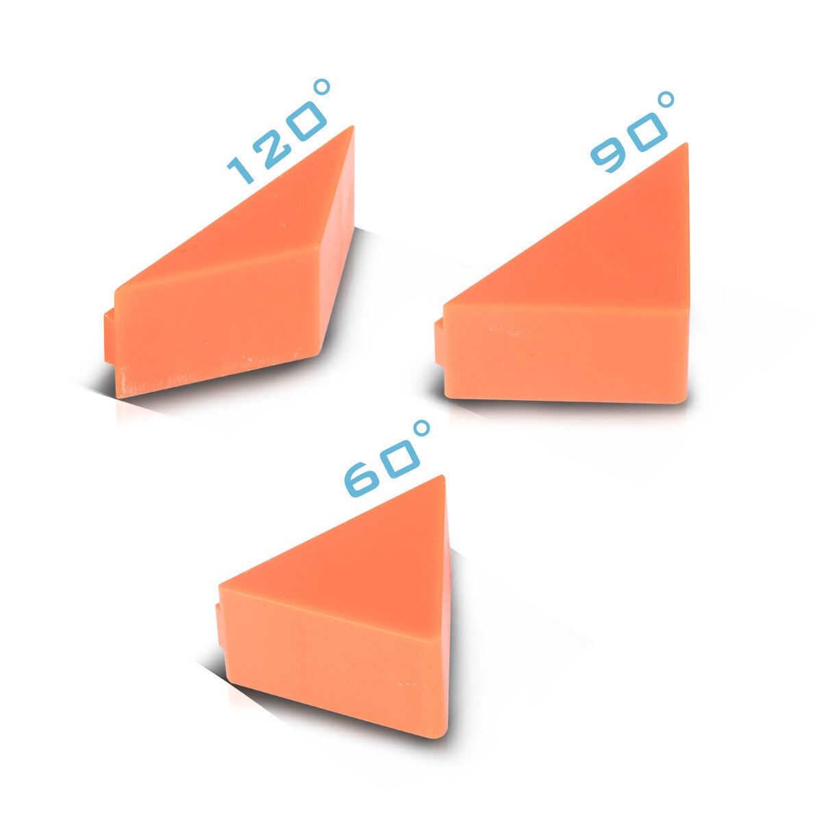 STAHLWERK jeu de 4 pinces d'angle 60° | 90° | Pince d'angle 120° | Pince d'angle | Pince d'angle | Tendeur de cadre | Pince d'angle | Pinces d'angle pour l'alignement et la fixation