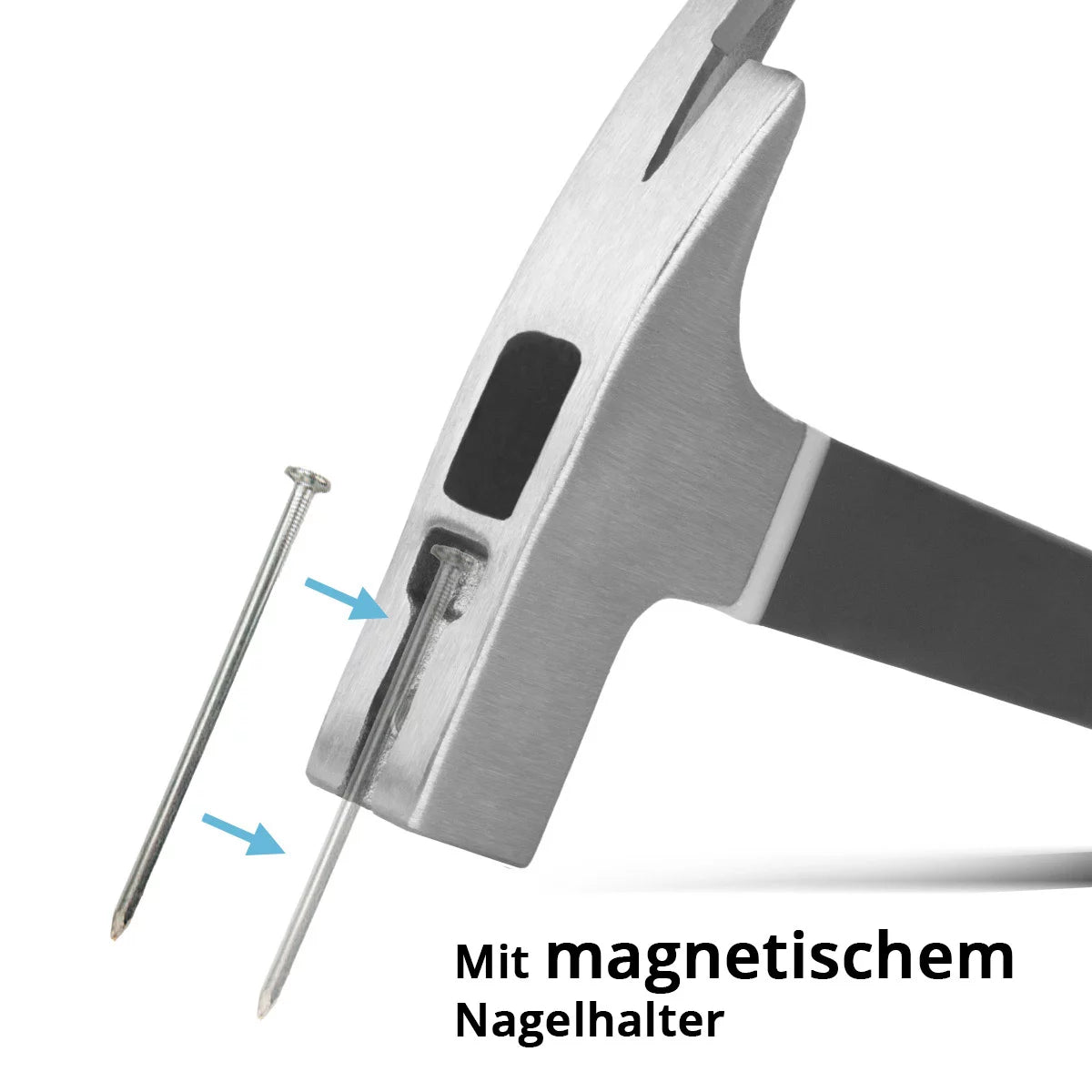STAHLWERK Hammer 5er Set mit Fäustel, Klauenhammer, Maurerhammer, Latthammer und Gummihammer