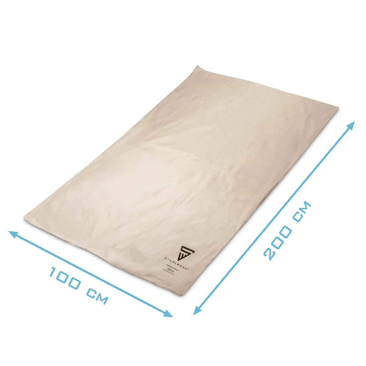 STAHLWERK fire blanket 200 x 100 cm fiberglass DIN EN 1869:2019 fire protection blanket | Fire blanket | Fire blanket | Extinguishing mat | Emergency blanket | Welder's blanket