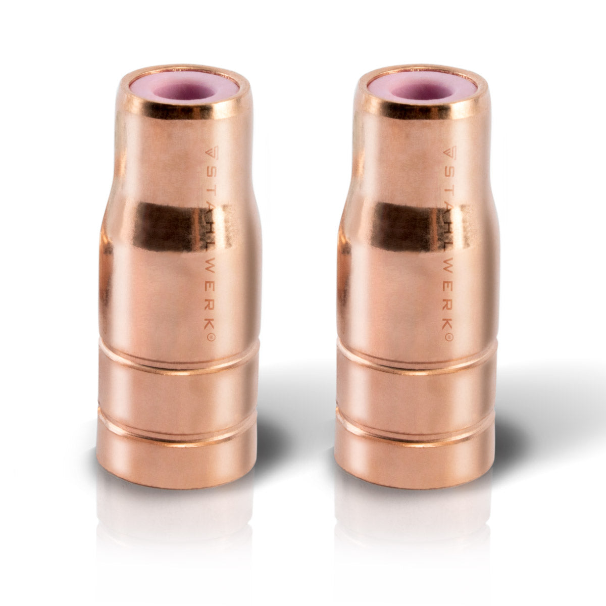 Boquilla de alambre tubular STAHLWERK AK15/MB15 hasta 200 A juego de 2 accesorios originales