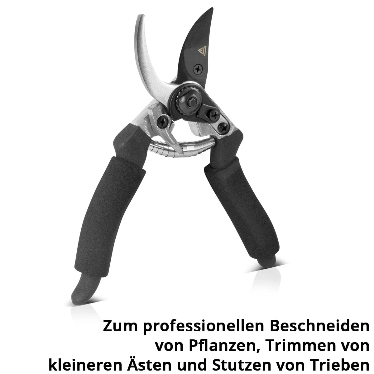 STAHLWERK garden scissors made of spring steel rose scissors | Vine shears | Gardening scissors | Bypass scissors | Plant scissors | Flower scissors | pruning shears