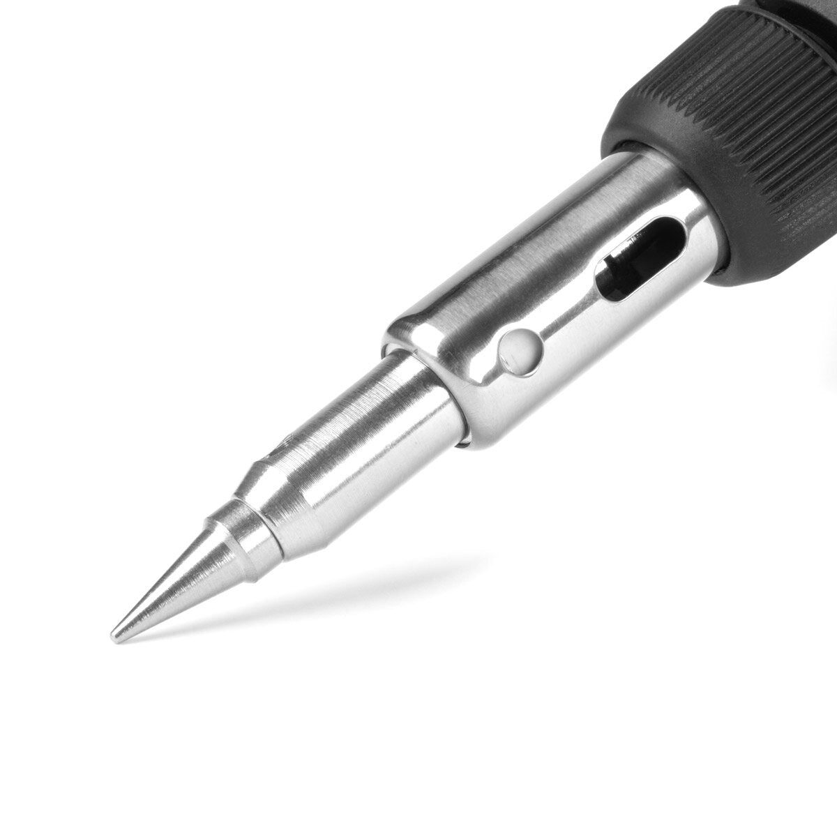 STAHLWERK gas soldering iron GLK-500 ST 10-piece 3-in-1 gas soldering set | Soldering device | Soldering station | Soldering gun with 200 - 500°C soldering temperature and 1,300°C flame nozzle for hot air, fire and soldering work
