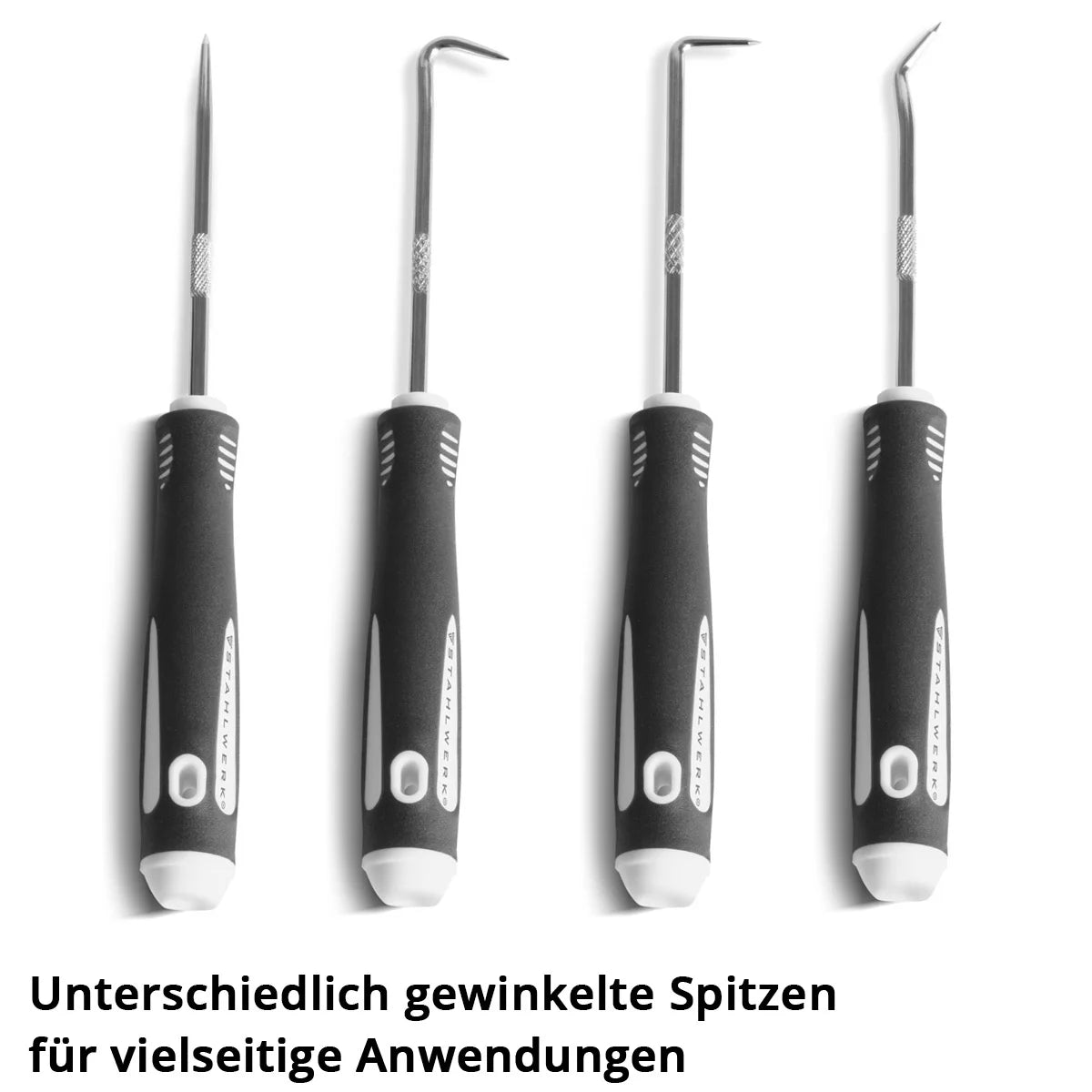 STAHLWERK hook tool set 12 pieces | Hook set | Needle hook | Sealing hook | Car Pick Set | Precision hook | Magnetic Telescope | O-ring tool for removing and inserting seals