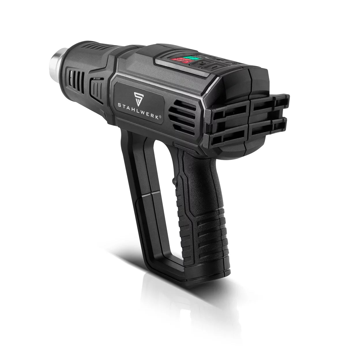STAHLWERK HP-2000 PRO 2,000 watt hot air gun and hot air dryer up to 600 degrees with LED display and digital control | Hot air blower for welding, soldering, shrinking
