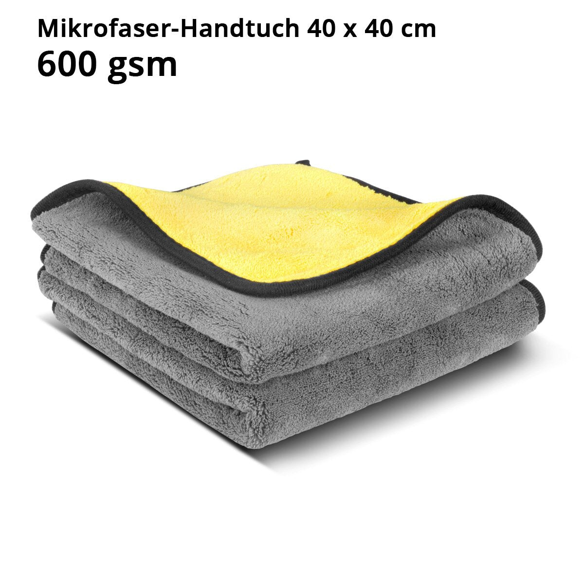 STAHLWERK Doppelseitiges Korallenvlies 10er Set 40 x 40 cm 600 gsm Mikrofaser-Handtuch | Trockentuch | Reinigungstuch | Poliertuch | Putztuch | Pflegetuch | Mikrofaser-Tuch