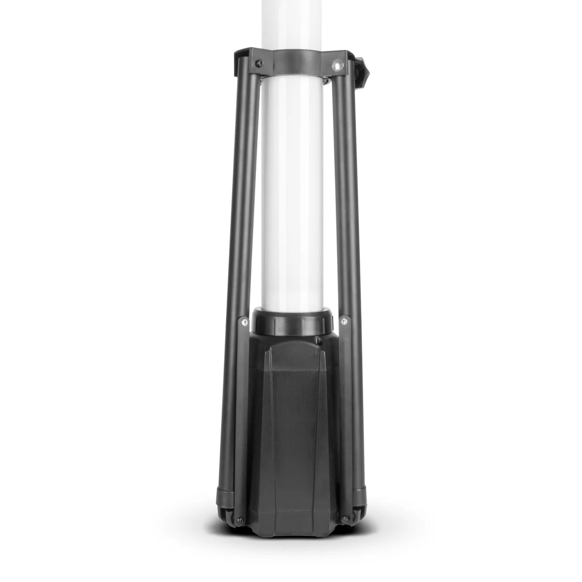 STAHLWERK 360° LED-Turm-Baustrahler TBS-100 ST | 100 Watt | 7.500 Lumen | 5.000 K Tageslichtfarbe | IP44 | Zusatzsteckdose 230 V | Robuste LED-Arbeitsleuchte