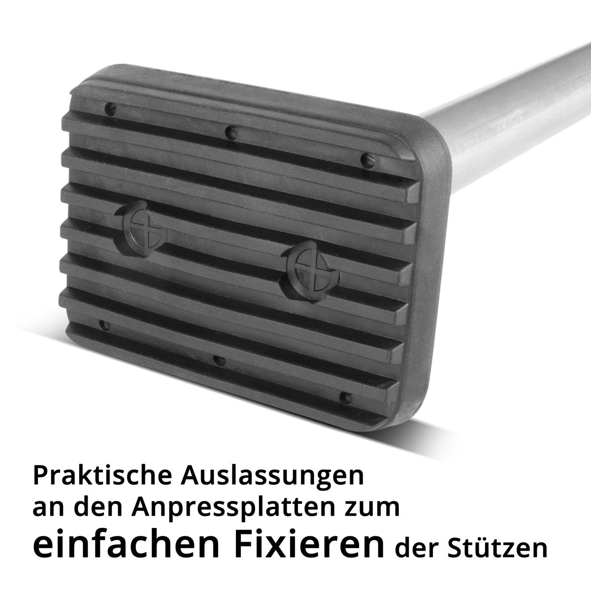 STAHLWERK Montagestütze / Baustütze MH-115 ST 66-115 cm, 40 kg Tragkraft, robuster Türspanner / Teleskopstütze / Spannstütze