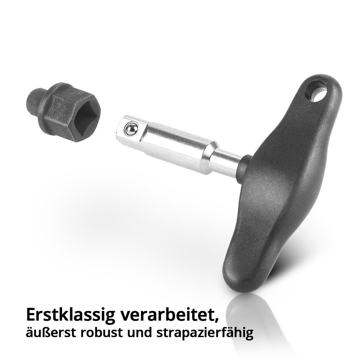 STAHLWERK oil drain tool set 9 pieces | Oil change tool | Oil service special profile set | Socket wrench set for plastic oil drain plugs from BMW | DAF | Ford | GM | MAN | Mercedes | PPE | VAG