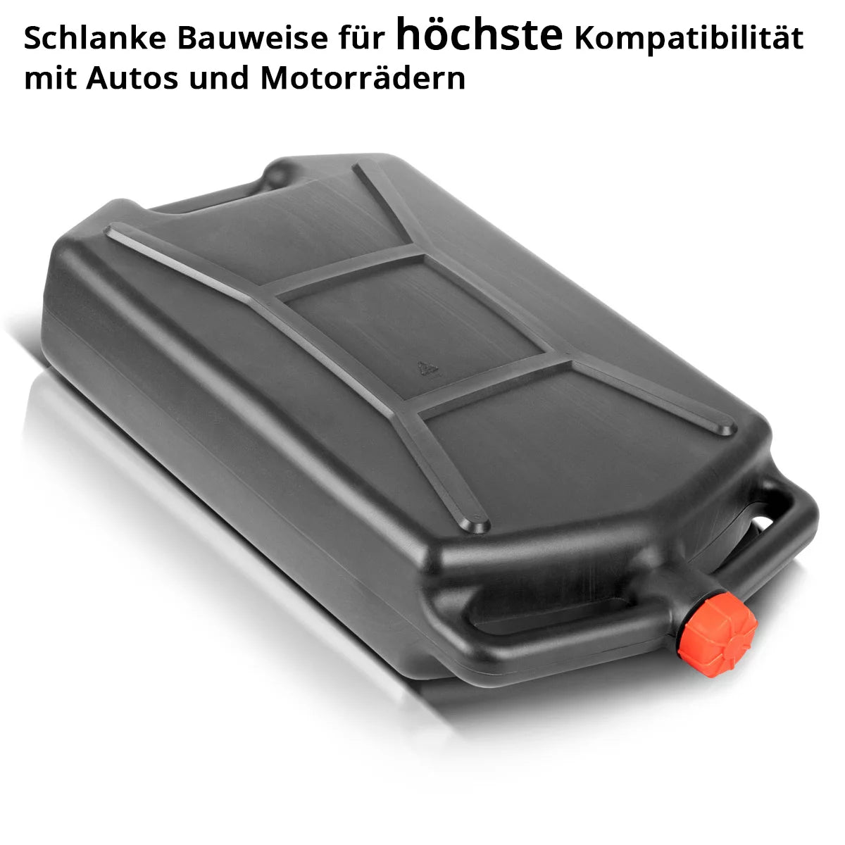 STAHLWERK oil change canister 10 L | Robust oil drip tray | Mobile and flexible to use | Oil pan with collecting aid | 2-in-1 function - oil and fuel canister for cars, motorcycles and workshops
