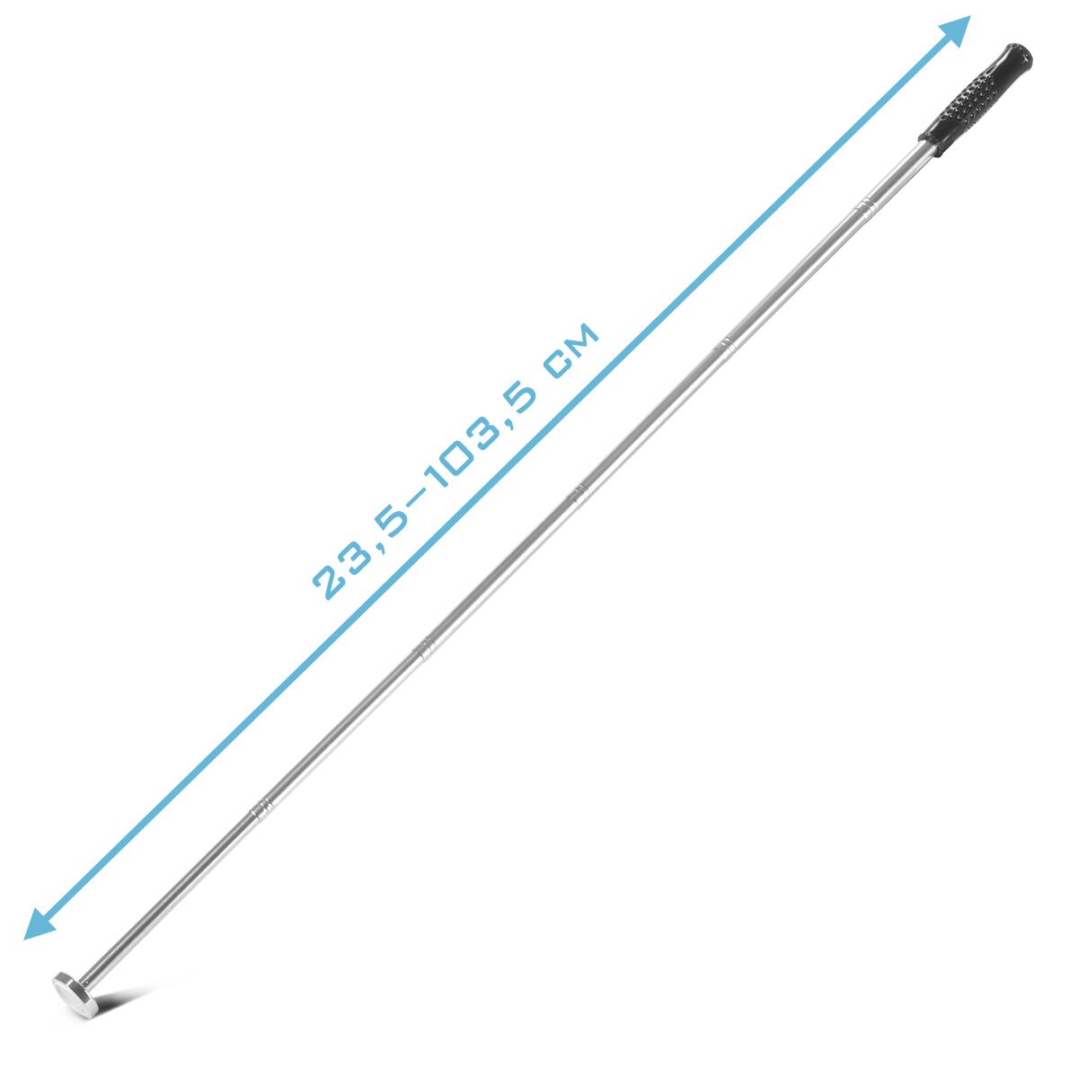 STAHLWERK Telescopic Pick-up Tool Set of 2 | Telescopic magnet | Magnet stick | telescopic magnetic lifter | Practical workshop magnet for effortlessly picking up small magnetic parts, screws and nuts