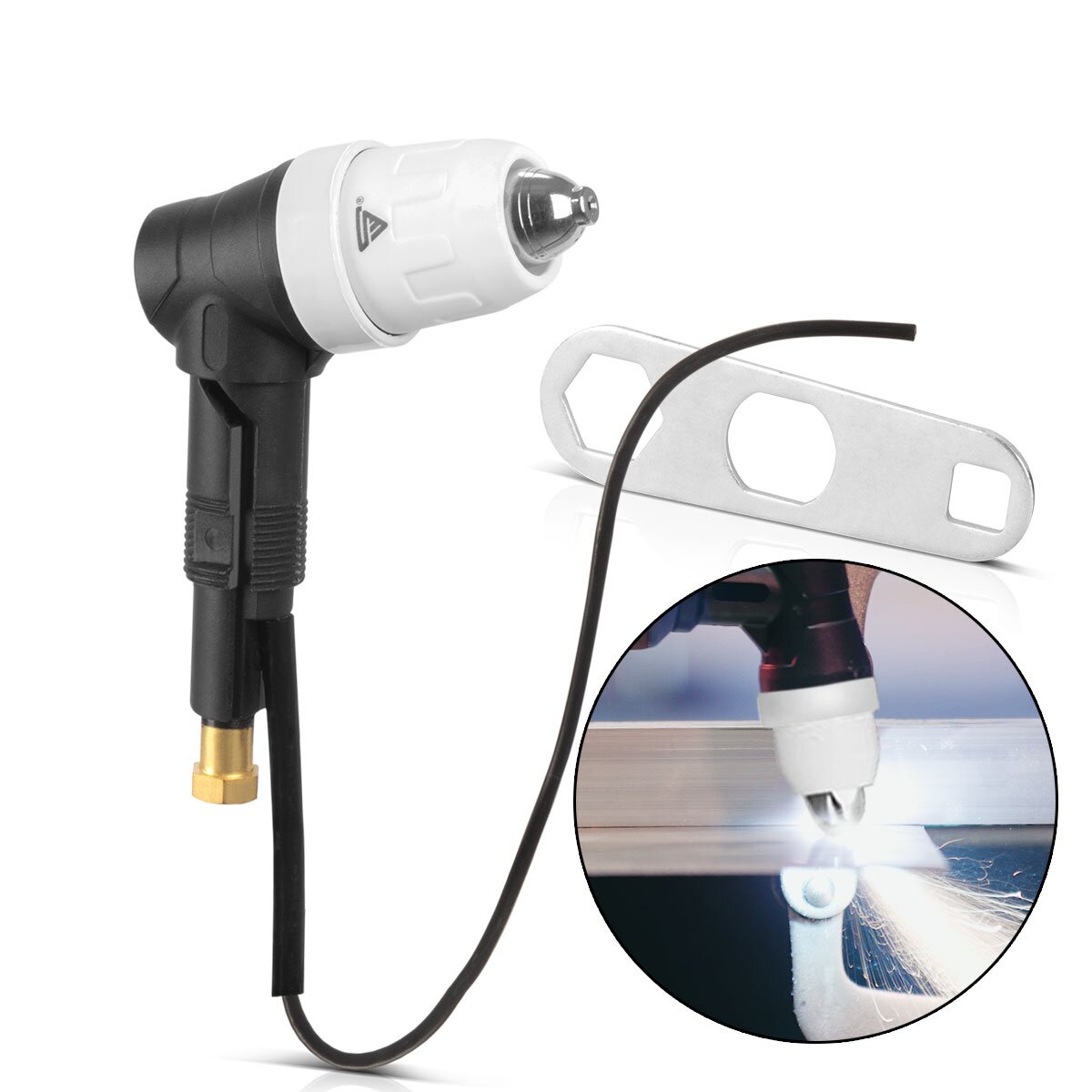 Tête de torche de découpe plasma STAHLWERK P-80 pour torche de découpe plasma CUT | Torche à plasma | Chalumeau coupant | Paquet de tubes à plasma