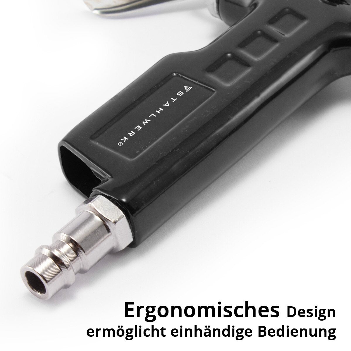 Pistolet de gonflage de pneus à air comprimé STAHLWERK DRA-161 ST | Gonfleur de pneus à air comprimé avec manomètre | Manomètre de pression des pneus 2 en 1 pour voitures, camions, motos, vélos | Plage de mesure 0 à 16 bar/ 0 à 230 PSI