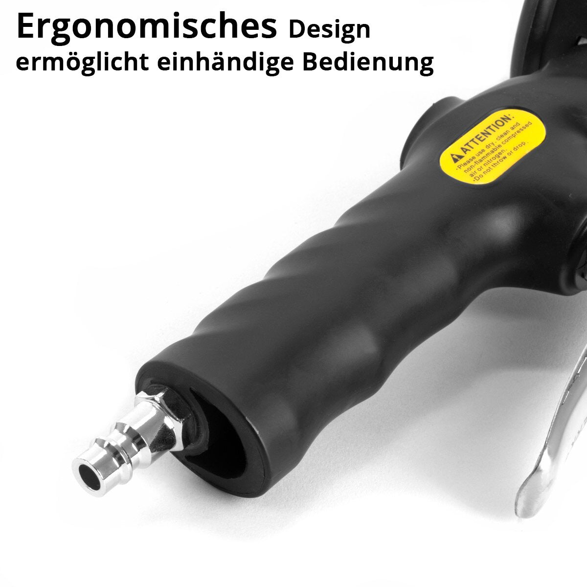 Pistolet de gonflage de pneus à air comprimé STAHLWERK DRA-162 ST | Gonfleur de pneus à air comprimé avec plage de mesure du manomètre | Manomètre de pression des pneus 2 en 1 pour voitures, camions, motos, vélos | Plage de mesure 0 à 16 bar/ 0 à 230 PSI