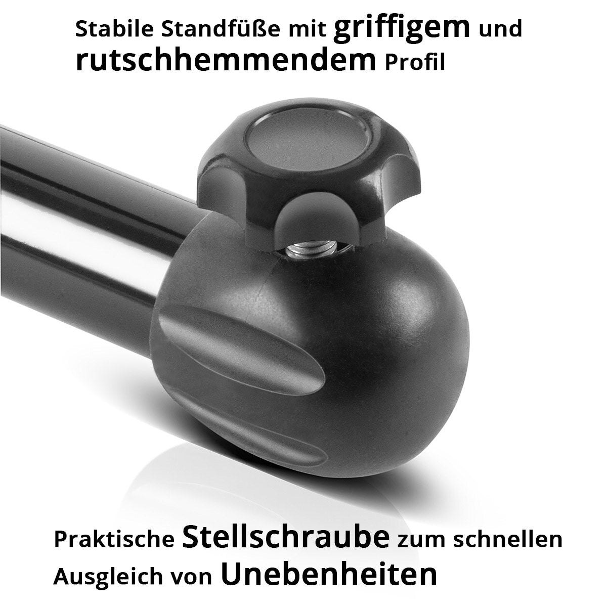 STAHLWERK cavalletto a rulli RB-110 ST cavalletto da lavoro | Cavalletto pieghevole regolabile in altezza da 720 a 1.100 mm con portata di 60 kg e supporto a rulli
