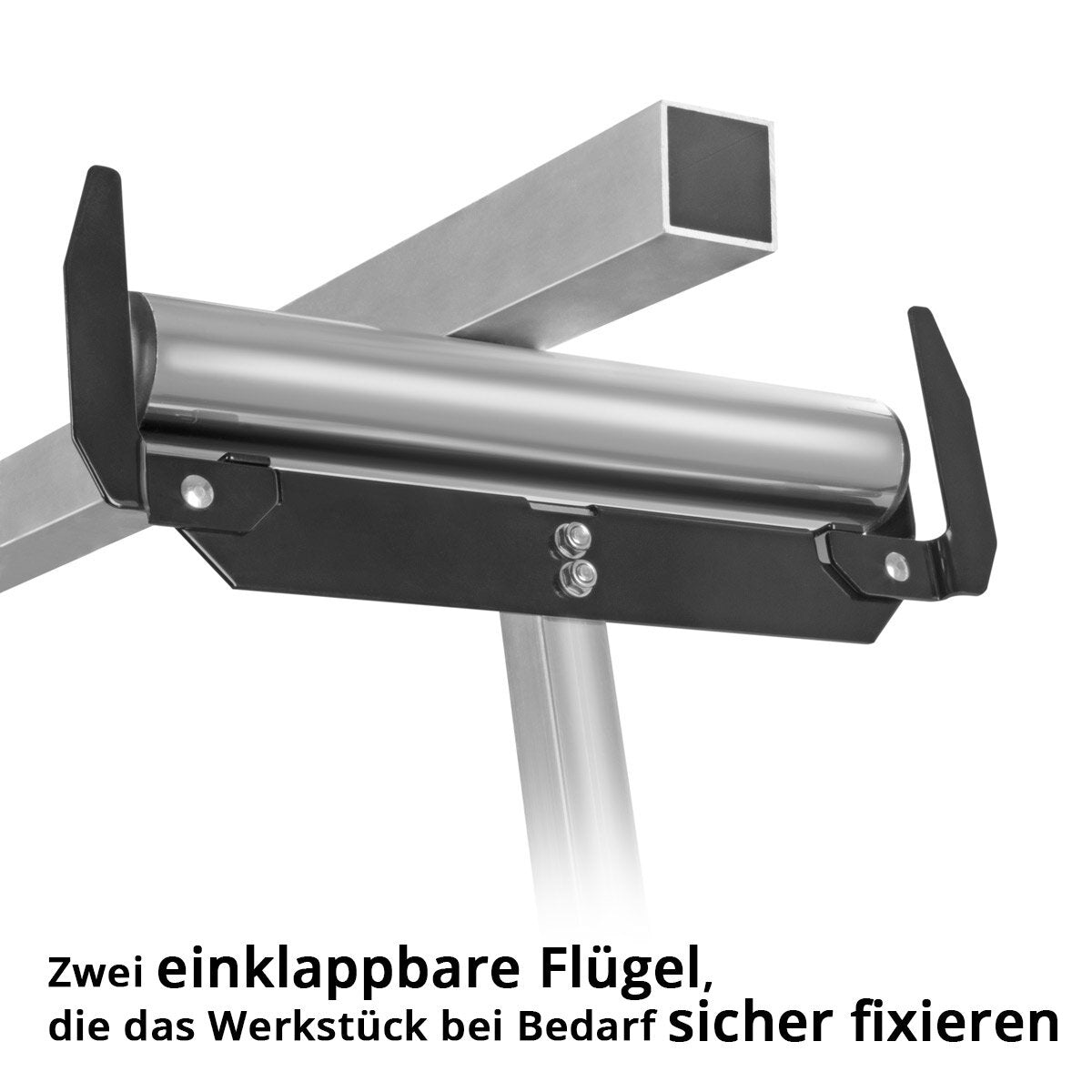 STAHLWERK cavalletto a rulli RB-110 ST cavalletto da lavoro | Cavalletto pieghevole regolabile in altezza da 720 a 1.100 mm con portata di 60 kg e supporto a rulli