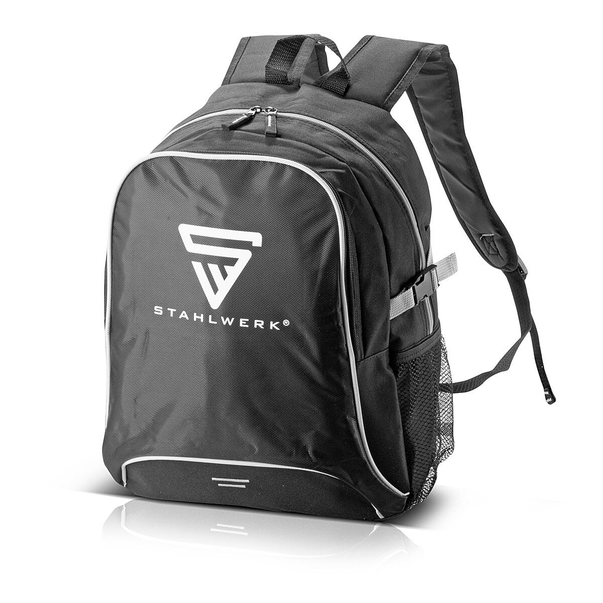 STAHLWERK Práctica mochila de ocio de 27 litros, mochila deportiva de poliéster ripstop resistente e impermeable, mochila de día | Equipaje de mano | Mochila de viaje con dos grandes compartimentos.