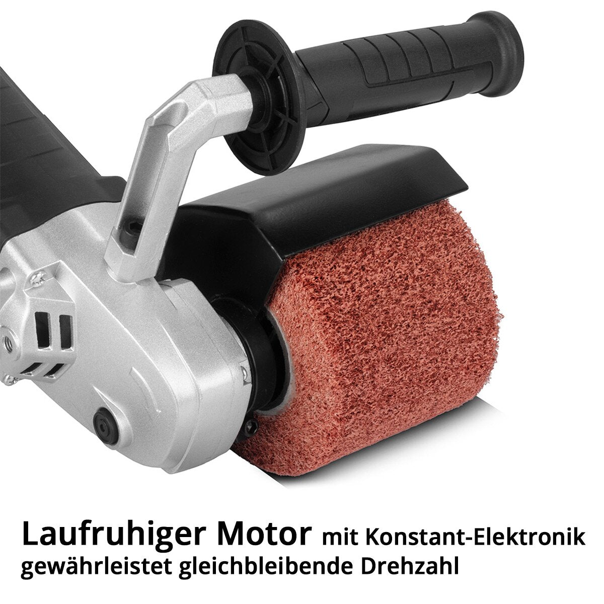 Machine à satiner STAHLWERK SM-1500 ST d'une puissance de 1 500 W et 600 - 3 200 tr/min pour rouleaux de satinage de 125 mm, ponceuse à brosse | Rectifieuse de rouleaux | Meuleuse à brosse | Rouleau de ponçage