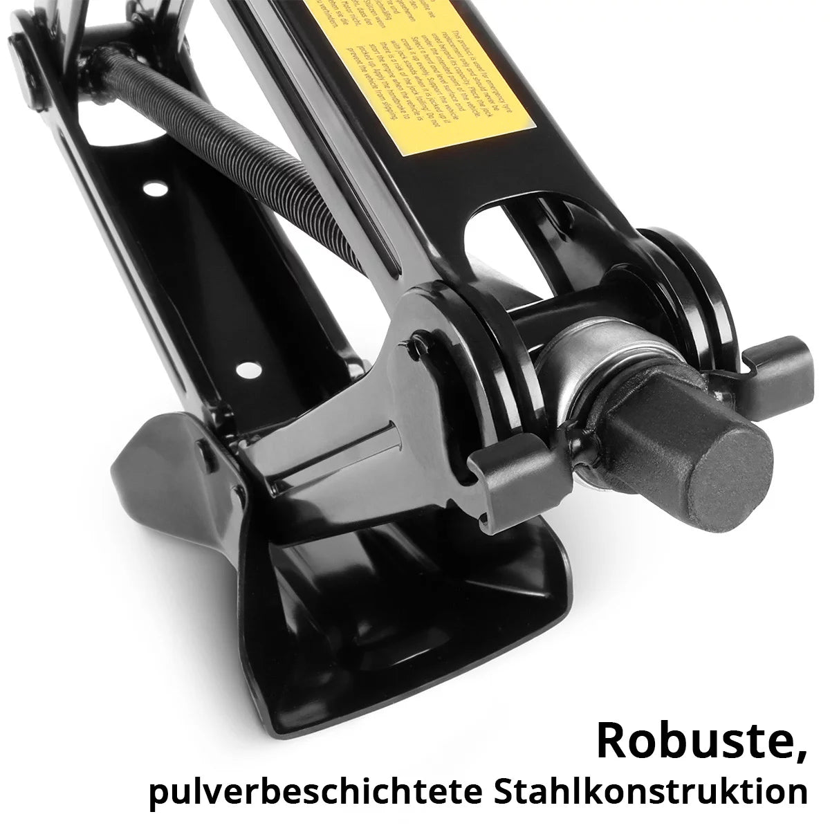 Gato para coche STAHLWERK SWH-2 ST | Gato de tijera | Capacidad de elevación de 2 toneladas | Llave para tuercas de rueda telescópica con vaso 17, 19 mm | Bolsa de transporte | Juego de gato compacto para cambio de neumáticos y taller.