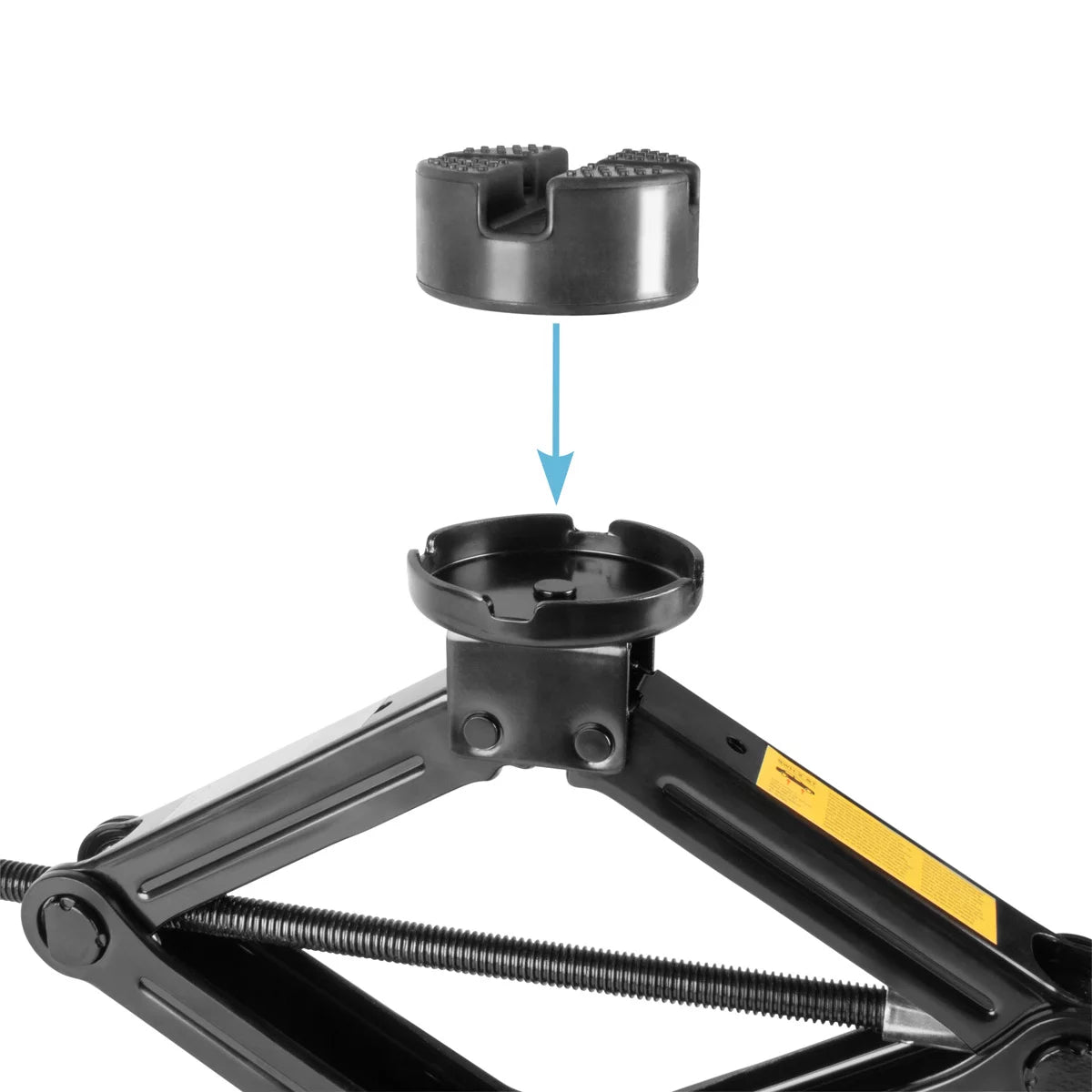Gato para coche STAHLWERK SWH-2 ST | Gato de tijera | Capacidad de elevación de 2 toneladas | Llave para tuercas de rueda telescópica con vaso 17, 19 mm | Bolsa de transporte | Juego de gato compacto para cambio de neumáticos y taller.