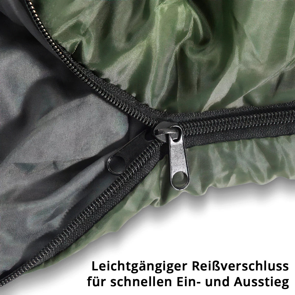 STAHLWERK Schlafsack SB-700 ST bis -15°C | Füllung 330g/m2 | Outdoorschlafsack | Campingschlafsack | Mumienschlafsack | Reiseschlafsack | Sommer- und Winterschlafsack | Trekking