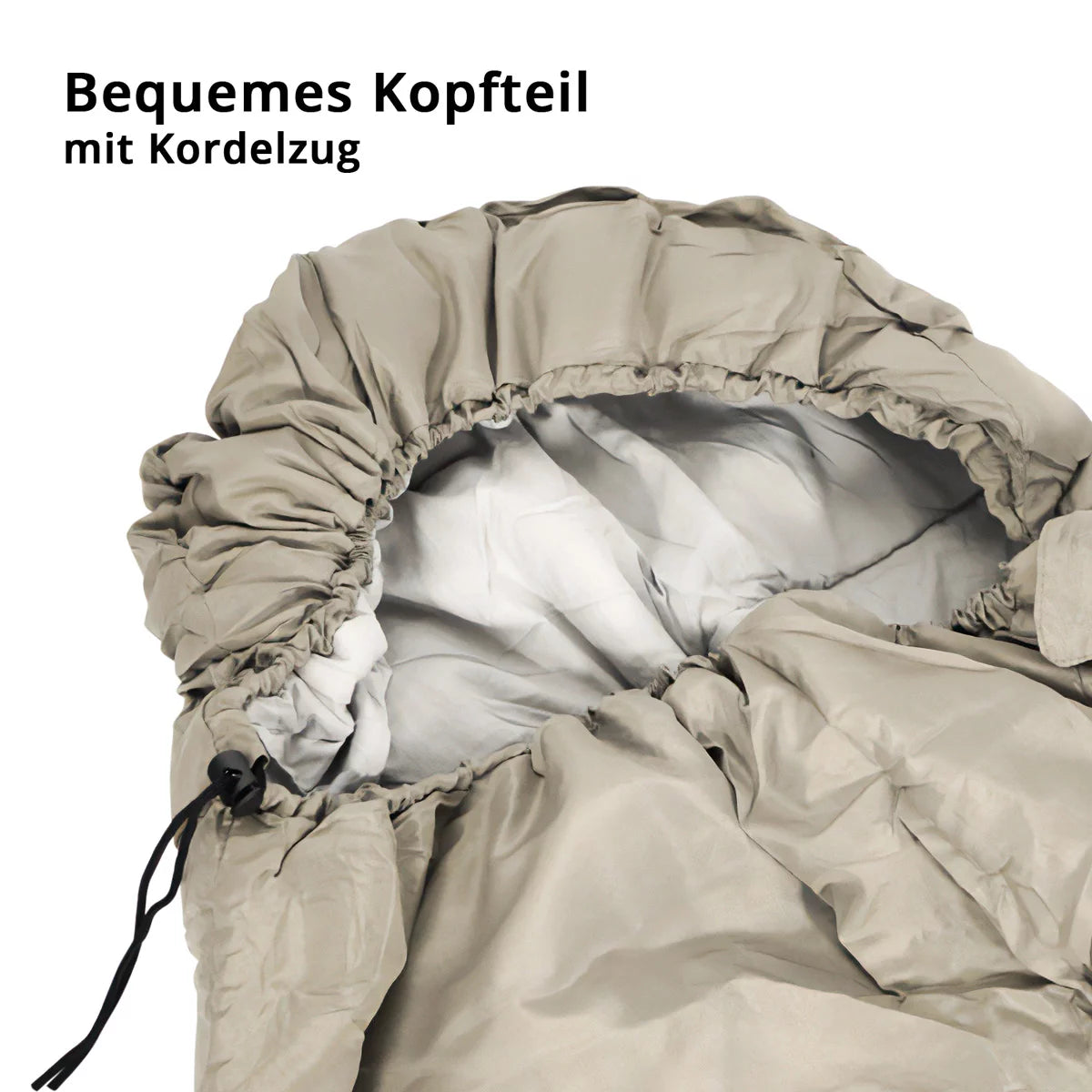 STAHLWERK Schlafsack SB-600 ST Leichter Outdoorschlafsack bis 5°C | Füllung 330g/m2 | Campingschlafsack | Mumienschlafsack | Reiseschlafsack | Trekking- und Wanderschlafsack