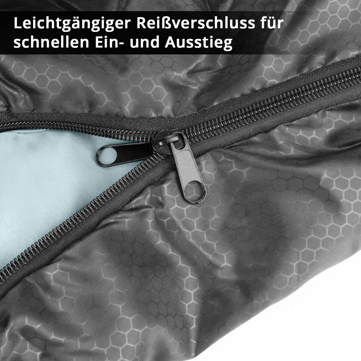 Saco de dormir STAHLWERK SB-400 ST hasta -15°C Saco de dormir para exterior 4 estaciones | Saco de dormir para acampar | Saco de dormir momia | Saco de dormir de viaje | Saco de dormir de verano e invierno.