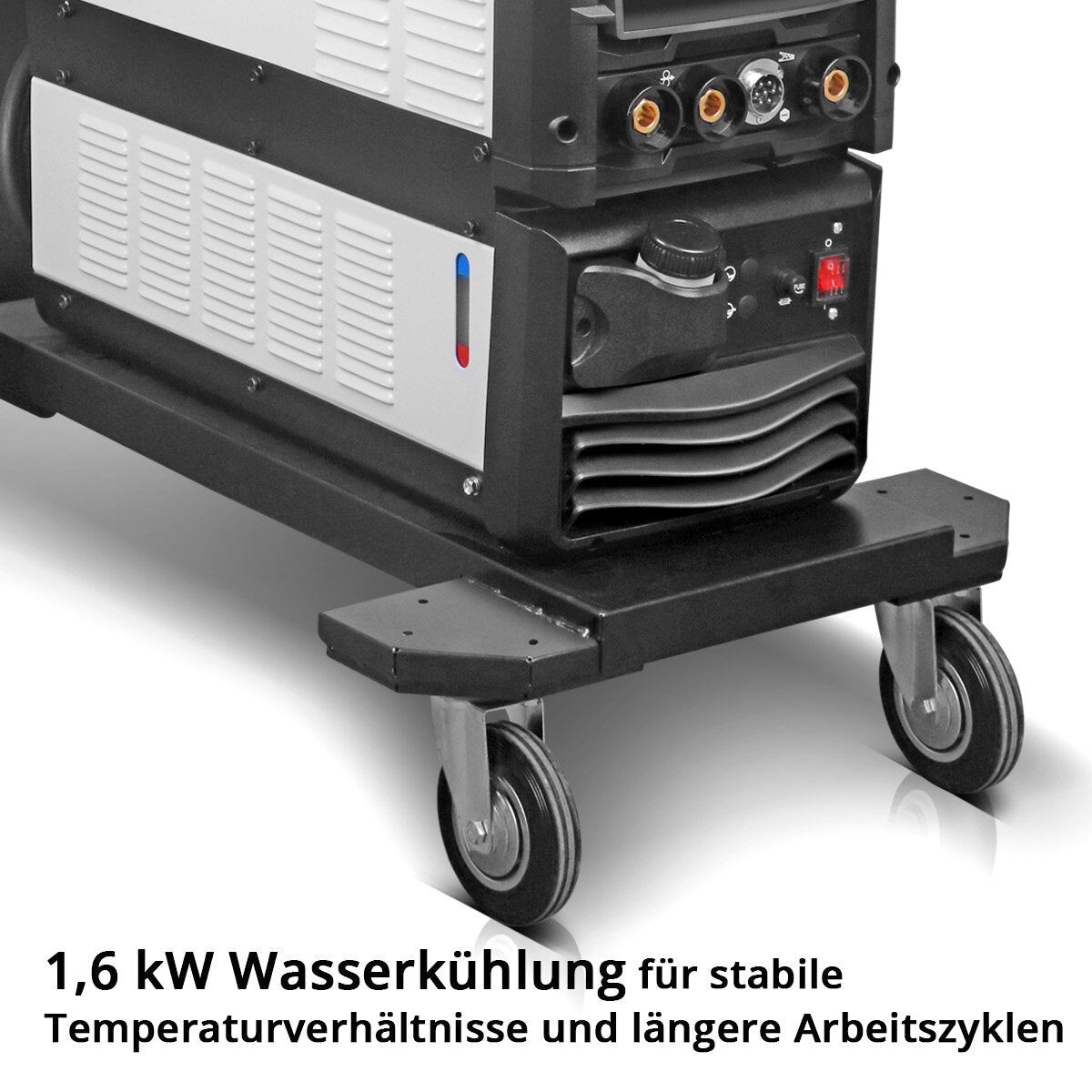 STAHLWERK welding machine MIG MAG 400 Pro fully equipped fully synergic, water-cooled IGBT inverter with 400 A and pulse function 3-in-1 combination welding system MIG MAG | MMA | Lift TIG