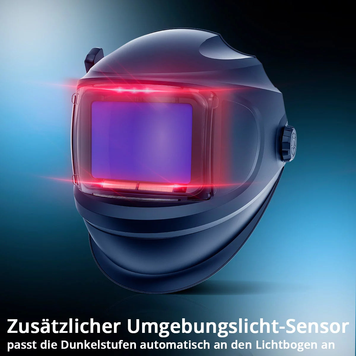STAHLWERK 3-in-1 automatic welding helmet MASTER AIR | Welding helmet with fresh air supply | Bluetooth remote control | True color reproduction | Darkening DIN 4 to DIN 14 | Optical class 1/1/1/1