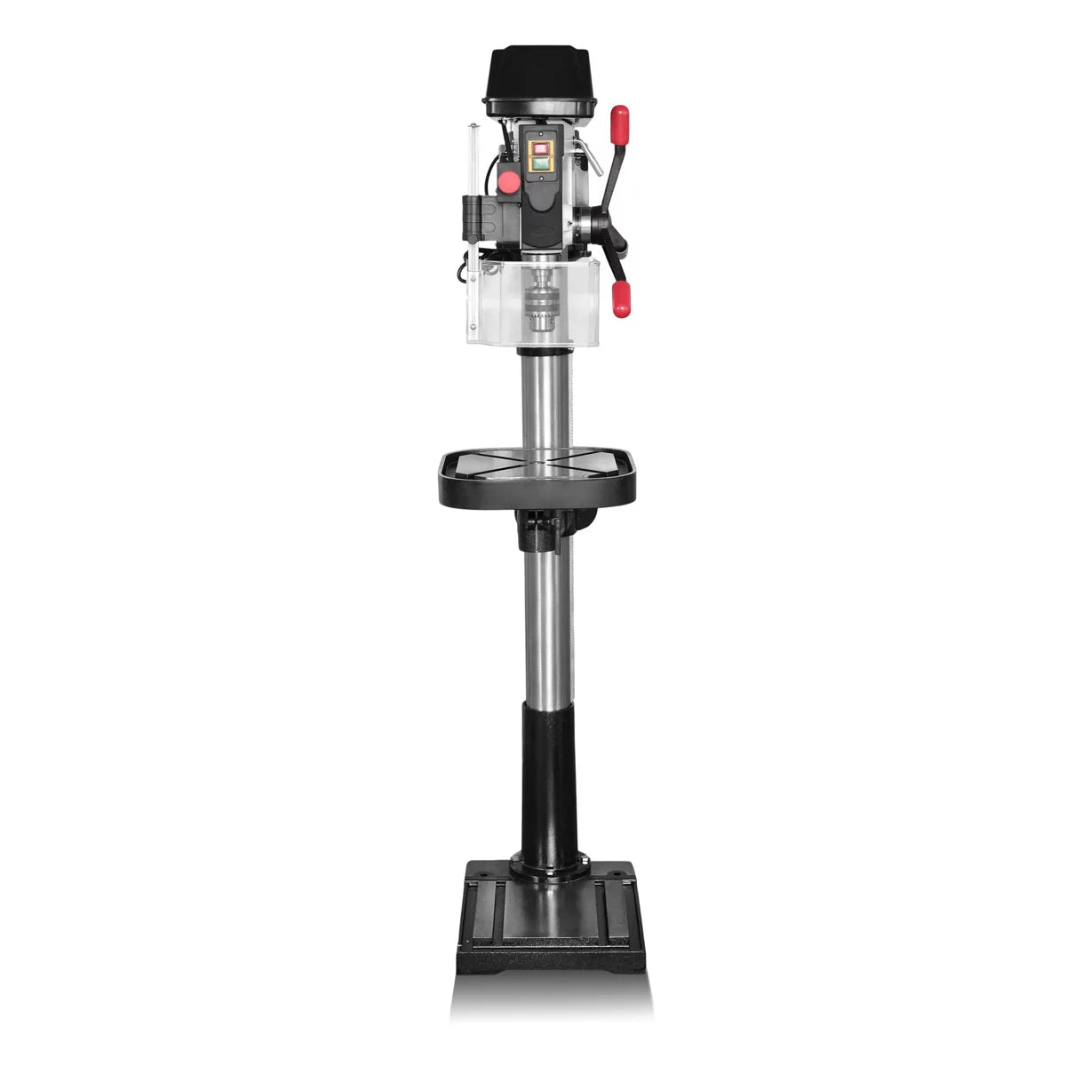 STAHLWERK BD-1500 ST column drilling machine | Powerful drill press 1500 watts for DIY enthusiasts and metal construction | Drilling diameter Ø 20 mm | 150 - 2,450 rpm | Robust drill table and metal base