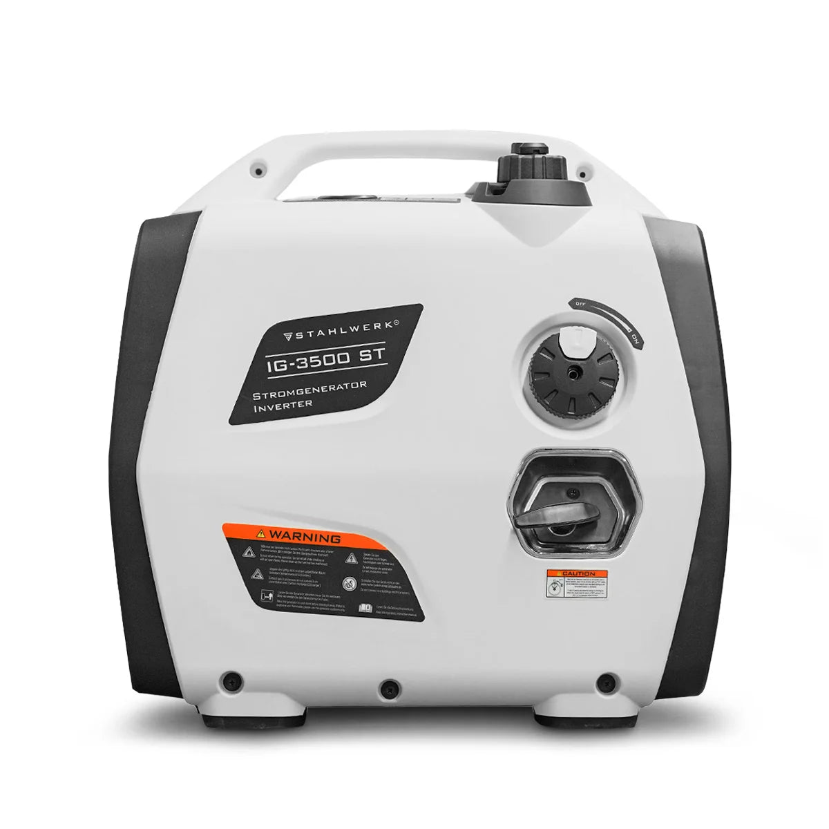 Générateur essence STAHLWERK IG-3500 ST 3,5 kW | Générateur d'énergie à onduleur de 4,76 HP | Générateur multi-alimentation | Générateur de secours, 4 temps, 5 connexions consommateurs, économe en consommation et nécessitant peu d'entretien